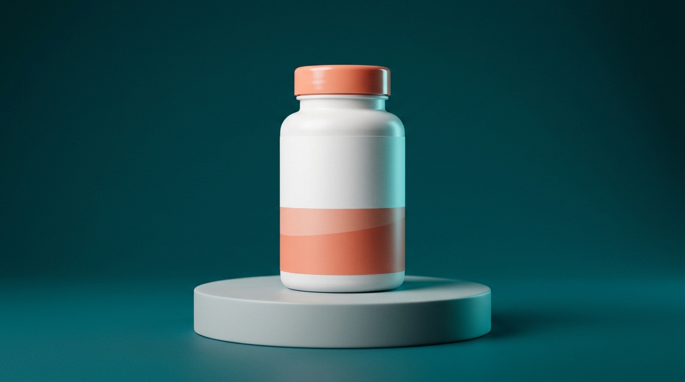 An emerging medical-retail product captured in a bright, clinical product studio